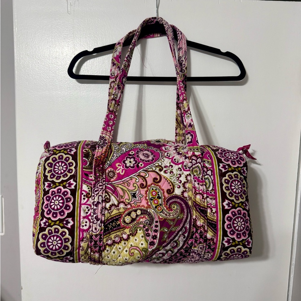 Vera Bradley Original Duffel Bag in Large Very Berry